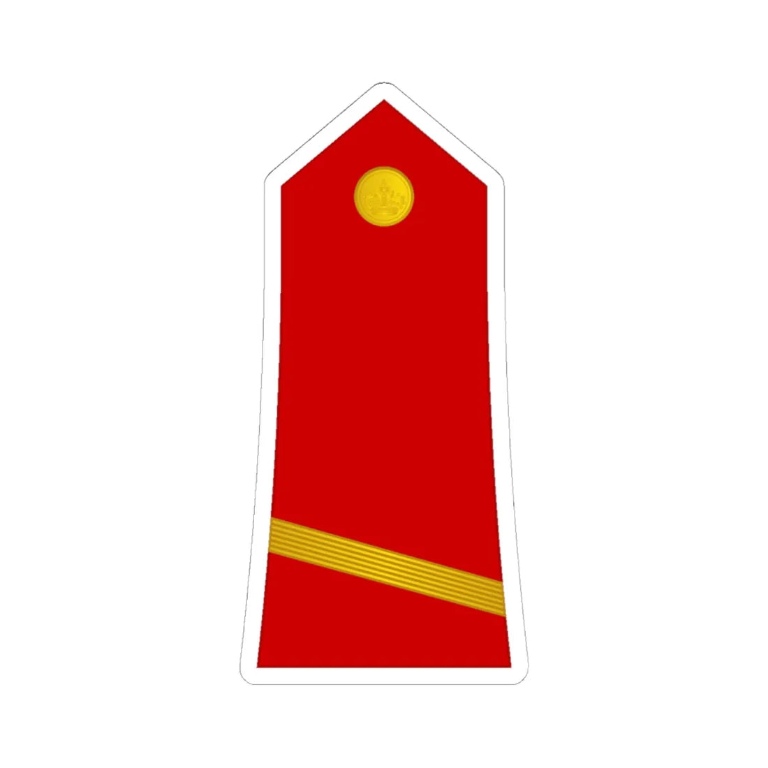 04 Moroccan Royal Guard MCPL (Morocco) (Military Rank) STICKER Vinyl Kiss-Cut Decal 6 Inch White - The Sticker Space