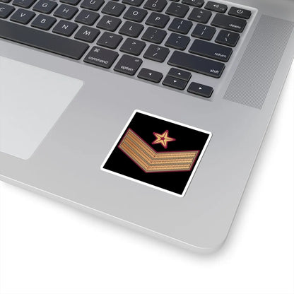 04. QENF SSG (Qatar) (Military Rank) STICKER Vinyl Kiss-Cut Decal - The Sticker Space