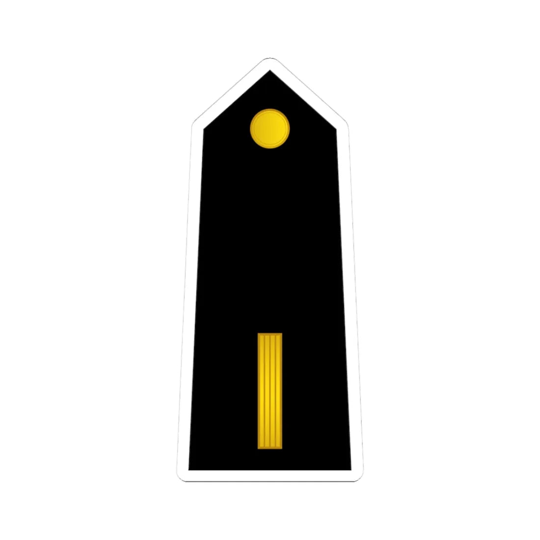 04 Somali Navy WO1 (Mali) (Military Rank) STICKER Vinyl Kiss-Cut Decal 3 Inch White - The Sticker Space