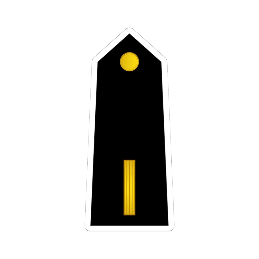 04 Somali Navy WO1 (Mali) (Military Rank) STICKER Vinyl Kiss-Cut Decal 4 Inch White - The Sticker Space