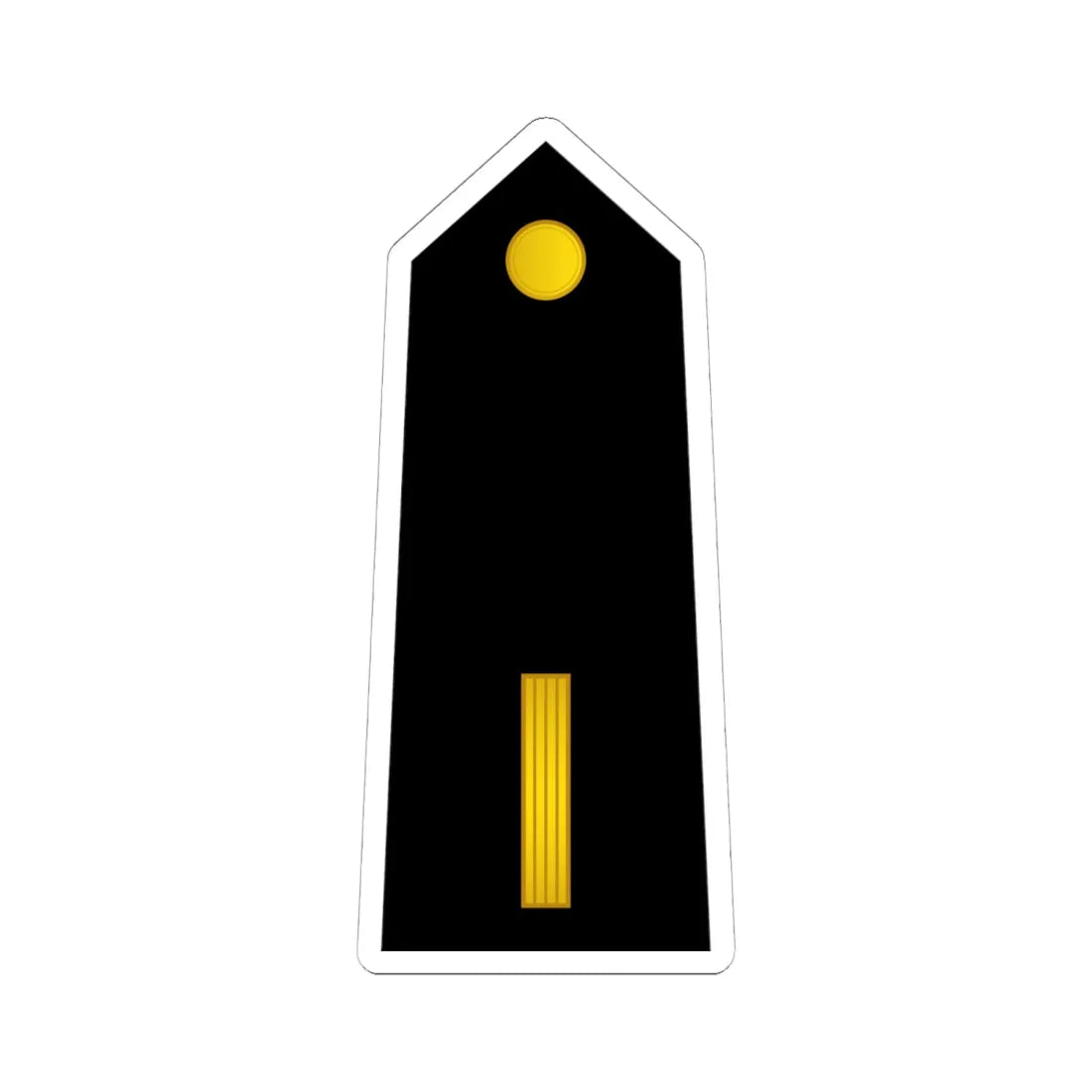 04 Somali Navy WO1 (Mali) (Military Rank) STICKER Vinyl Kiss-Cut Decal 6 Inch White - The Sticker Space