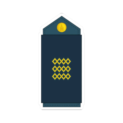 04.Mongolian Air Force SGT (Mongolia) (Military Rank) STICKER Vinyl Kiss-Cut Decal 2 Inch White - The Sticker Space