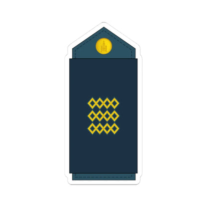 04.Mongolian Air Force SGT (Mongolia) (Military Rank) STICKER Vinyl Kiss-Cut Decal 3 Inch White - The Sticker Space