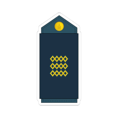 04.Mongolian Air Force SGT (Mongolia) (Military Rank) STICKER Vinyl Kiss-Cut Decal 4 Inch White - The Sticker Space