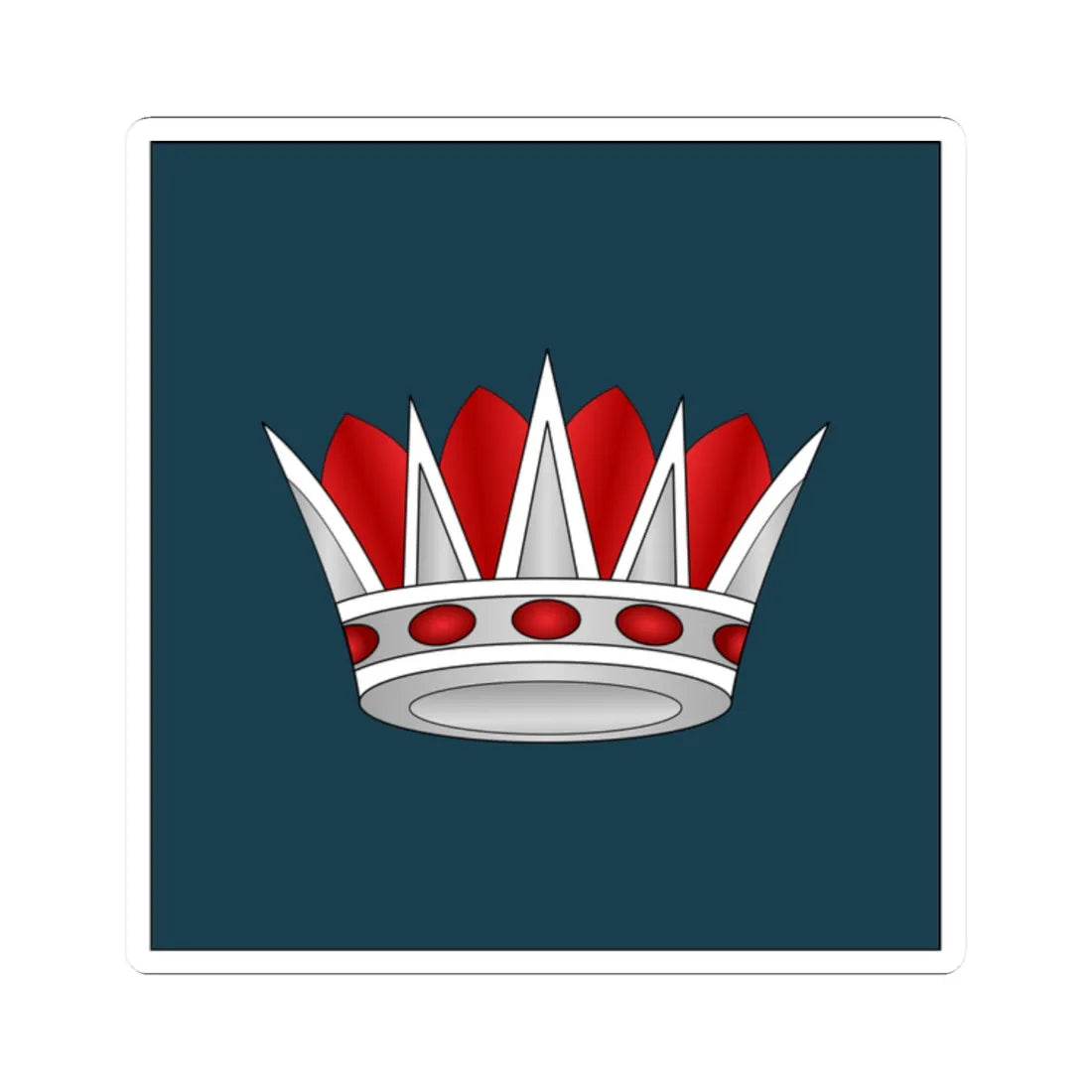 04.RBAF MSG (Bahrain) (Military Rank) STICKER Vinyl Kiss-Cut Decal 2 Inch White - The Sticker Space