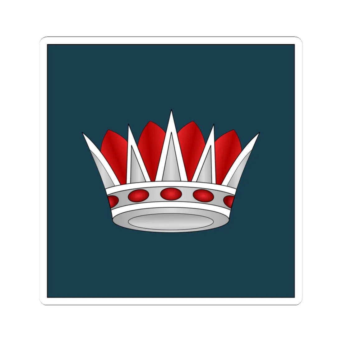 04.RBAF MSG (Bahrain) (Military Rank) STICKER Vinyl Kiss-Cut Decal 3 Inch White - The Sticker Space