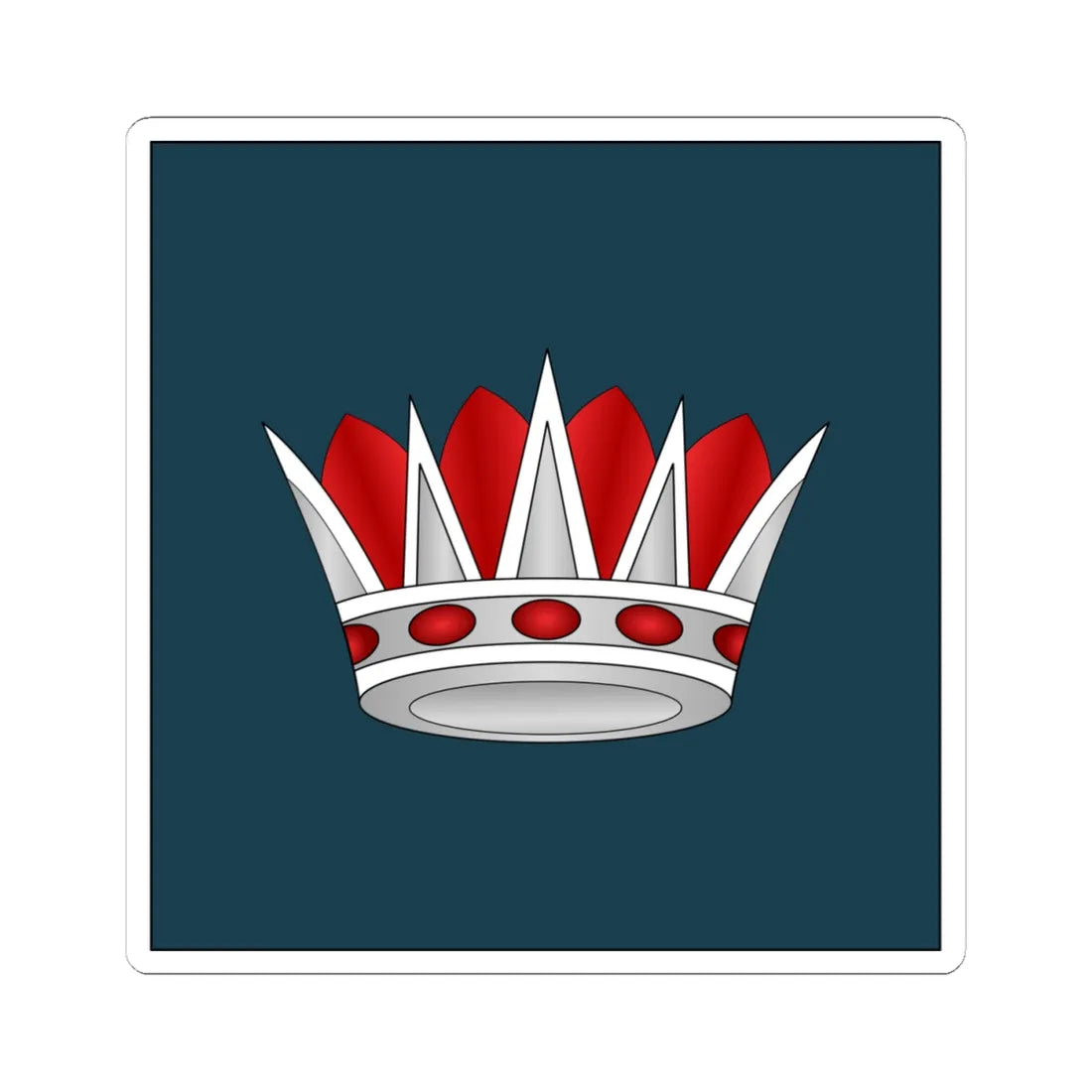 04.RBAF MSG (Bahrain) (Military Rank) STICKER Vinyl Kiss-Cut Decal 4 Inch White - The Sticker Space
