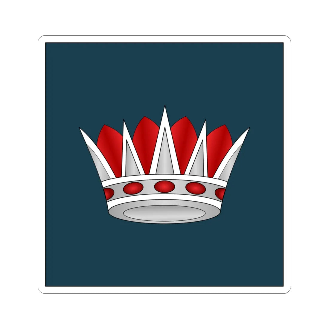 04.RBAF MSG (Bahrain) (Military Rank) STICKER Vinyl Kiss-Cut Decal 6 Inch White - The Sticker Space