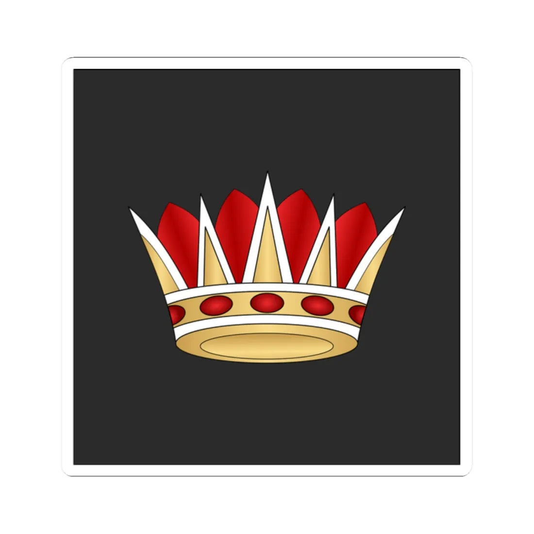 04.RBNF MSG (Bahrain) (Military Rank) STICKER Vinyl Kiss-Cut Decal 2 Inch White - The Sticker Space