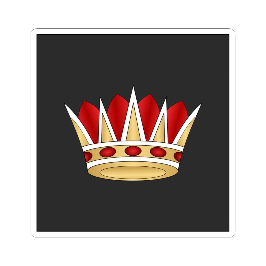 04.RBNF MSG (Bahrain) (Military Rank) STICKER Vinyl Kiss-Cut Decal 3 Inch White - The Sticker Space