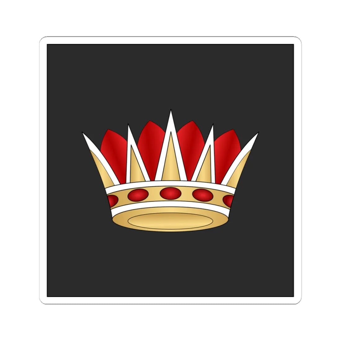 04.RBNF MSG (Bahrain) (Military Rank) STICKER Vinyl Kiss-Cut Decal 4 Inch White - The Sticker Space