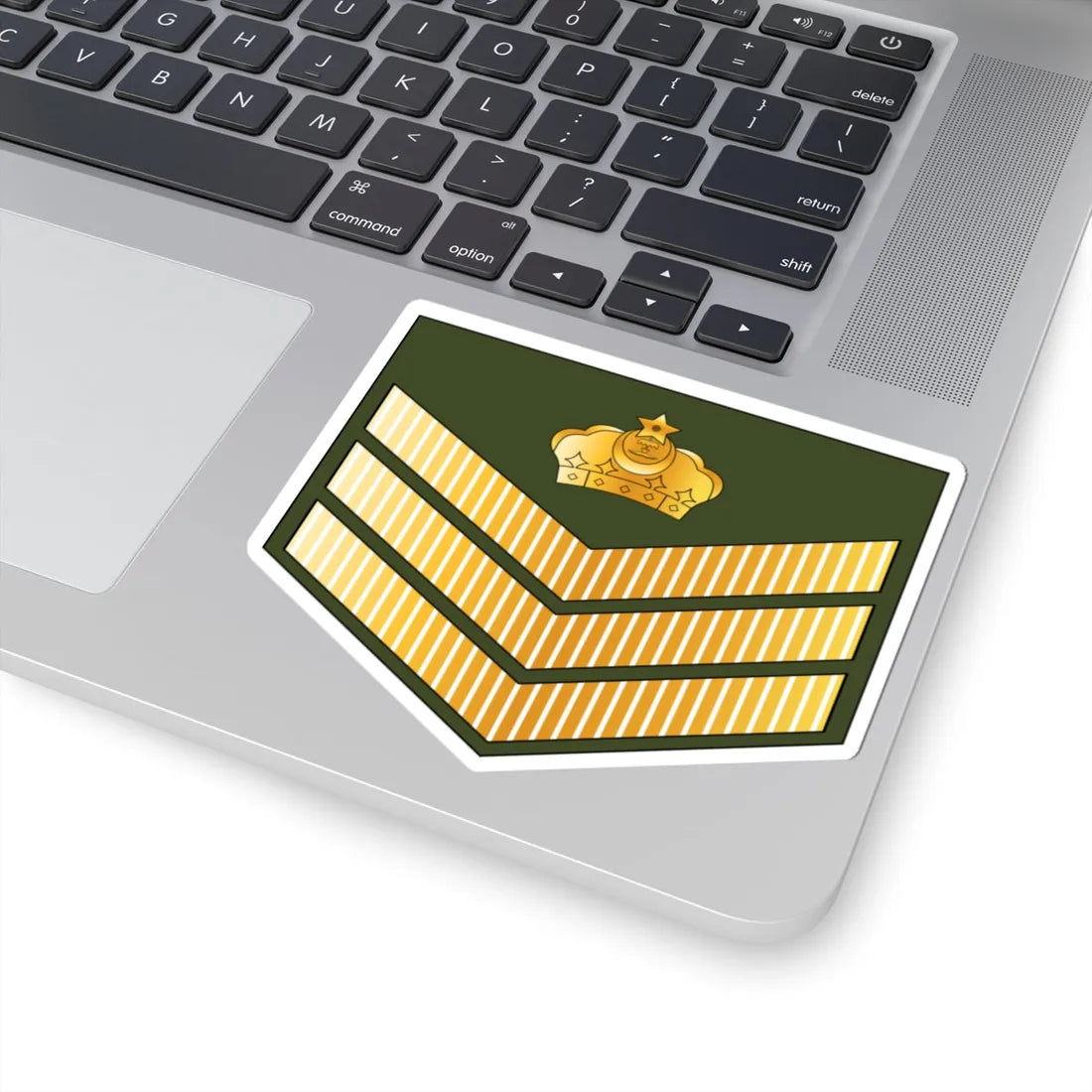 04.RBrLF SSG (Brunei) (Military Rank) STICKER Vinyl Kiss-Cut Decal - The Sticker Space