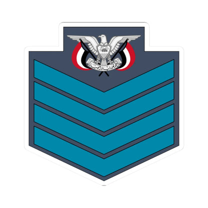 04.YAF TSG (Yemen) (Military Rank) STICKER Vinyl Kiss-Cut Decal 2 Inch White - The Sticker Space
