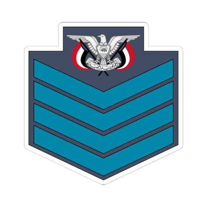 04.YAF TSG (Yemen) (Military Rank) STICKER Vinyl Kiss-Cut Decal 6 Inch White - The Sticker Space