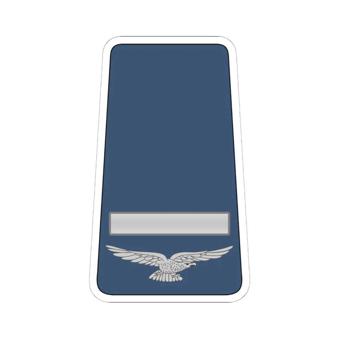 05. JAF WO (Jordan) (Military Rank) STICKER Vinyl Kiss-Cut Decal 6 Inch White - The Sticker Space