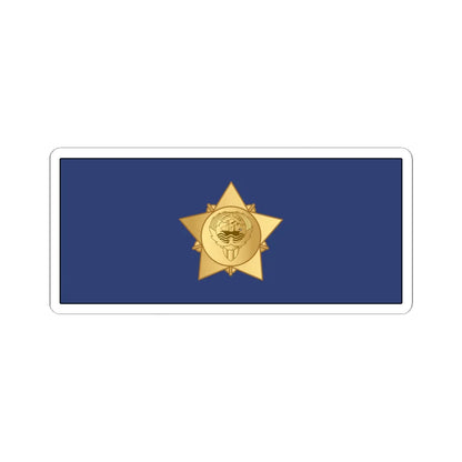 05. KAF WO (Kuwait) (Military Rank) STICKER Vinyl Kiss-Cut Decal 4 Inch White - The Sticker Space