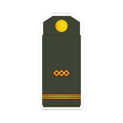 05 Mongolian Army 1SG (Mongolia) (Military Rank) STICKER Vinyl Kiss-Cut Decal 2 Inch White - The Sticker Space