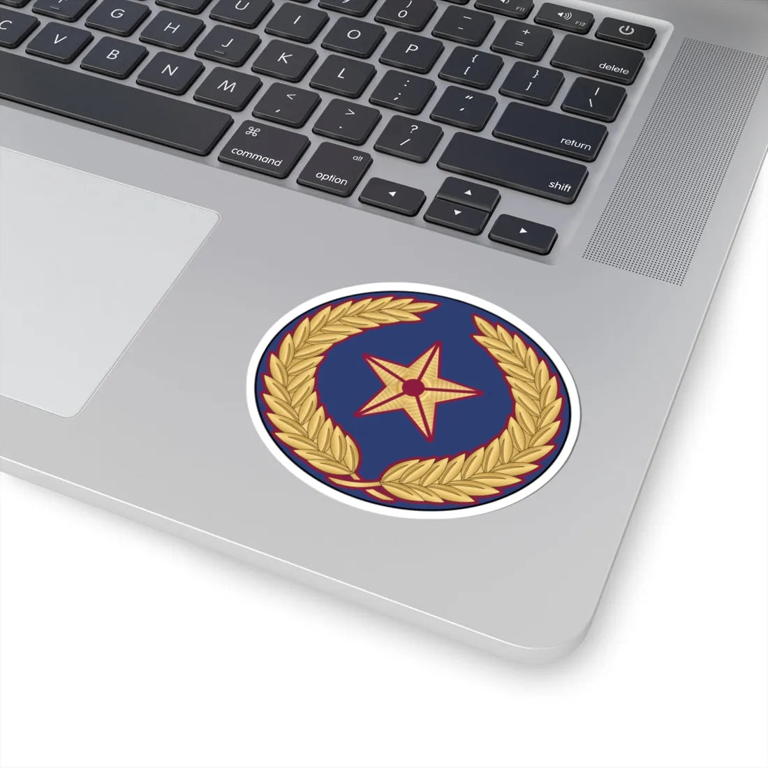 05. QEAF WO2 (Qatar) (Military Rank) STICKER Vinyl Kiss-Cut Decal - The Sticker Space
