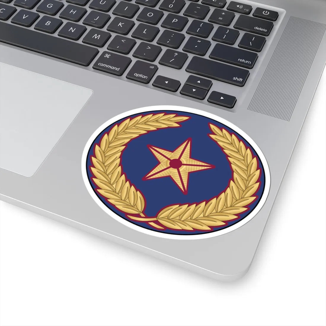 05. QEAF WO2 (Qatar) (Military Rank) STICKER Vinyl Kiss-Cut Decal - The Sticker Space