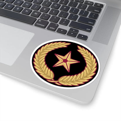 05. QENF WO2 (Qatar) (Military Rank) STICKER Vinyl Kiss-Cut Decal - The Sticker Space