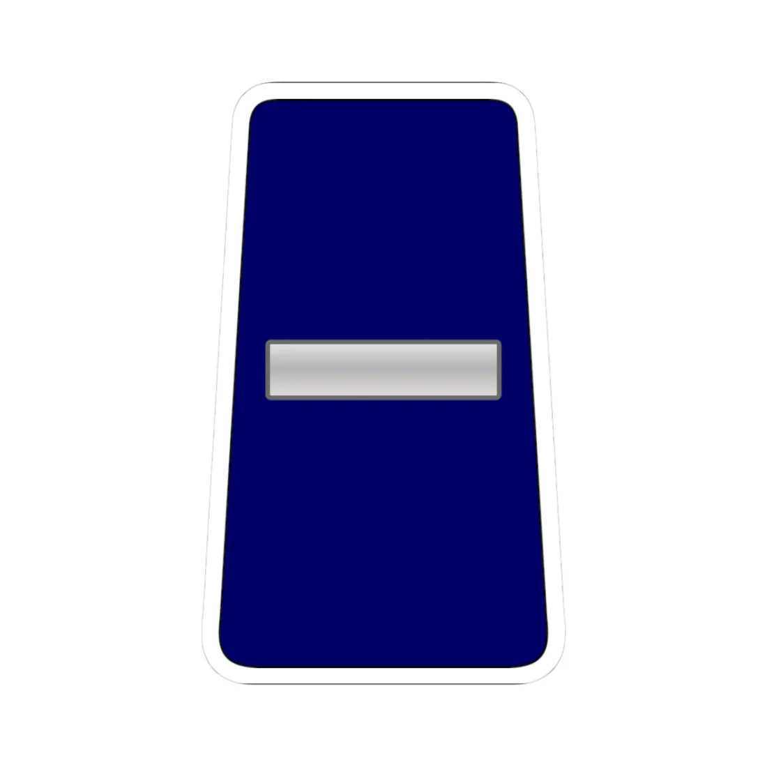 05. RJN WO2 (Jordan) (Military Rank) STICKER Vinyl Kiss-Cut Decal 3 Inch White - The Sticker Space