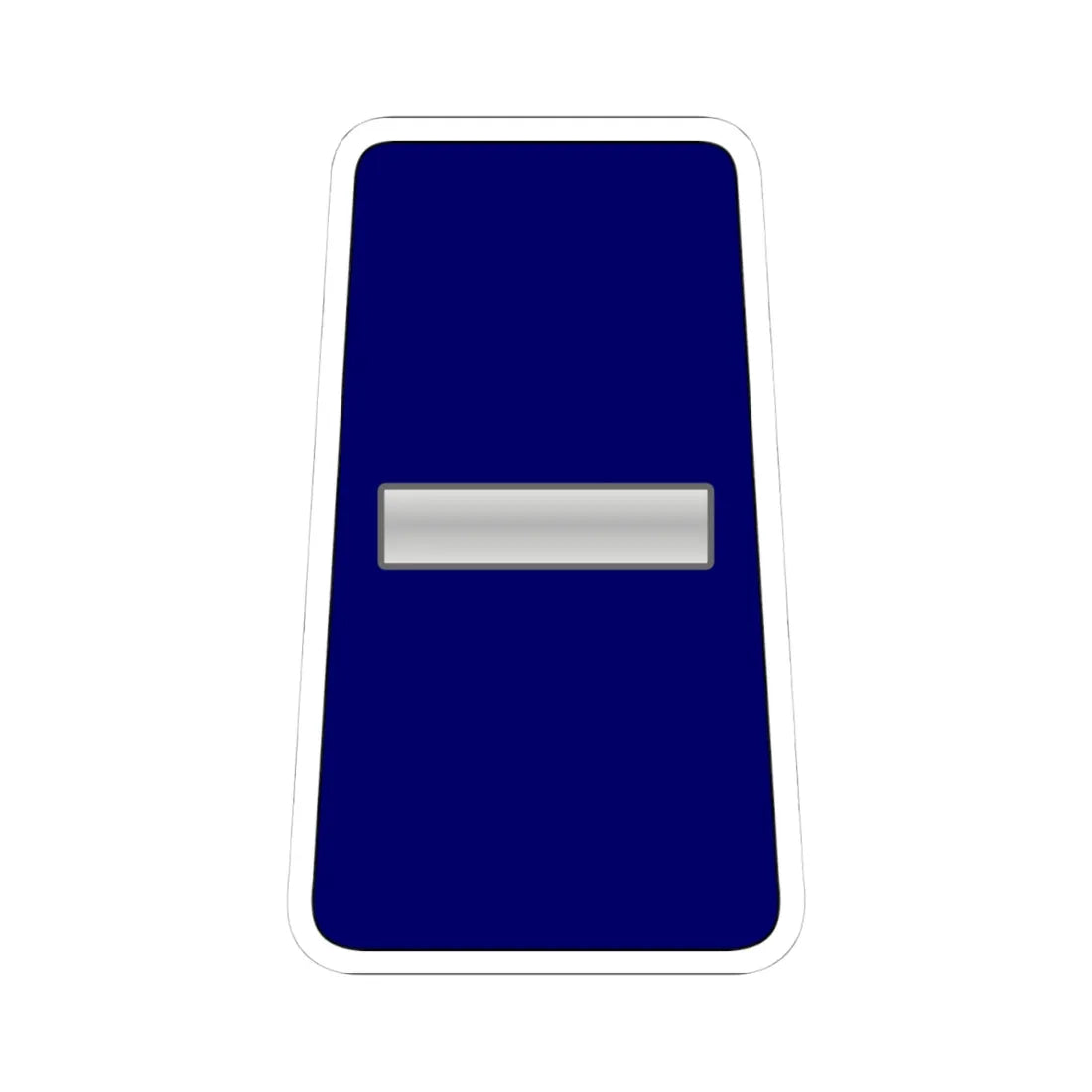 05. RJN WO2 (Jordan) (Military Rank) STICKER Vinyl Kiss-Cut Decal 4 Inch White - The Sticker Space