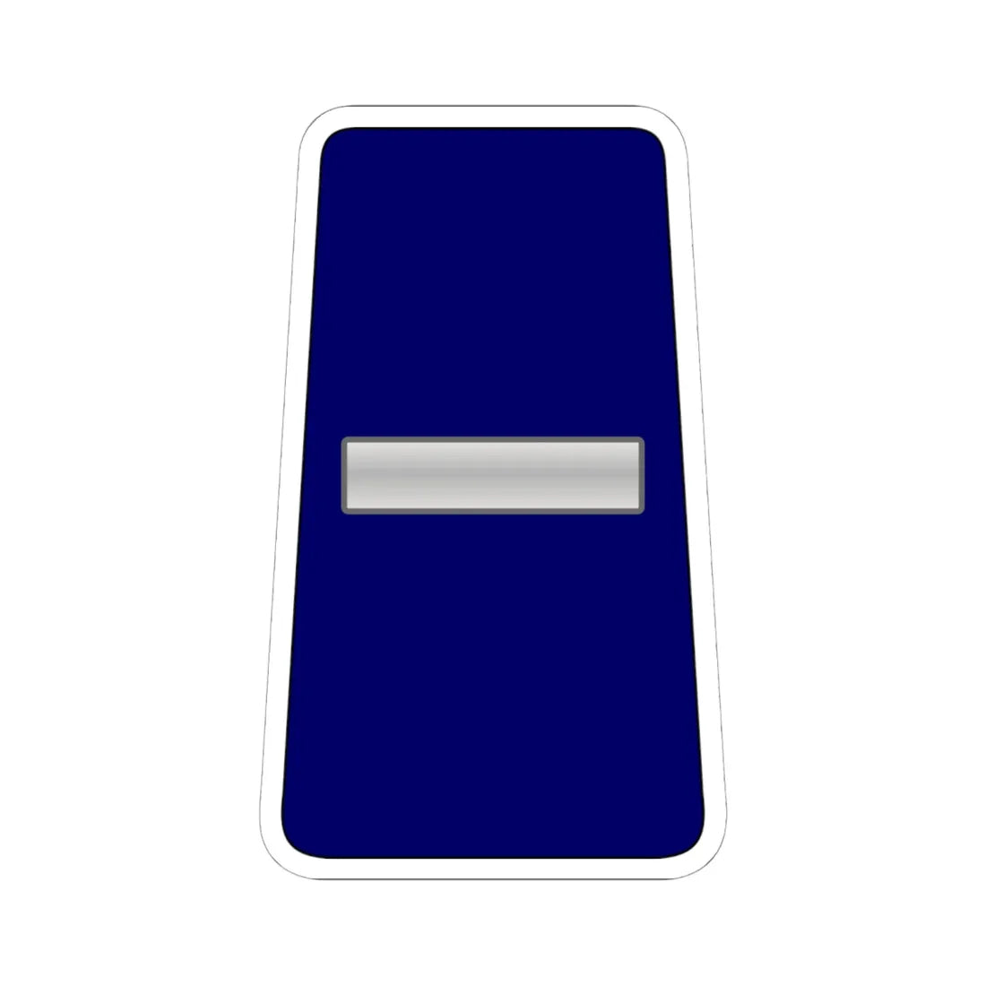 05. RJN WO2 (Jordan) (Military Rank) STICKER Vinyl Kiss-Cut Decal 6 Inch White - The Sticker Space