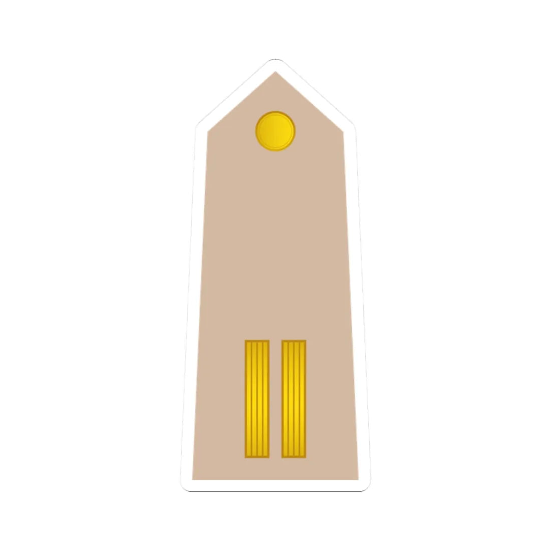 05 Somali Army WO2 (Mali) (Military Rank) STICKER Vinyl Kiss-Cut Decal 2 Inch White - The Sticker Space