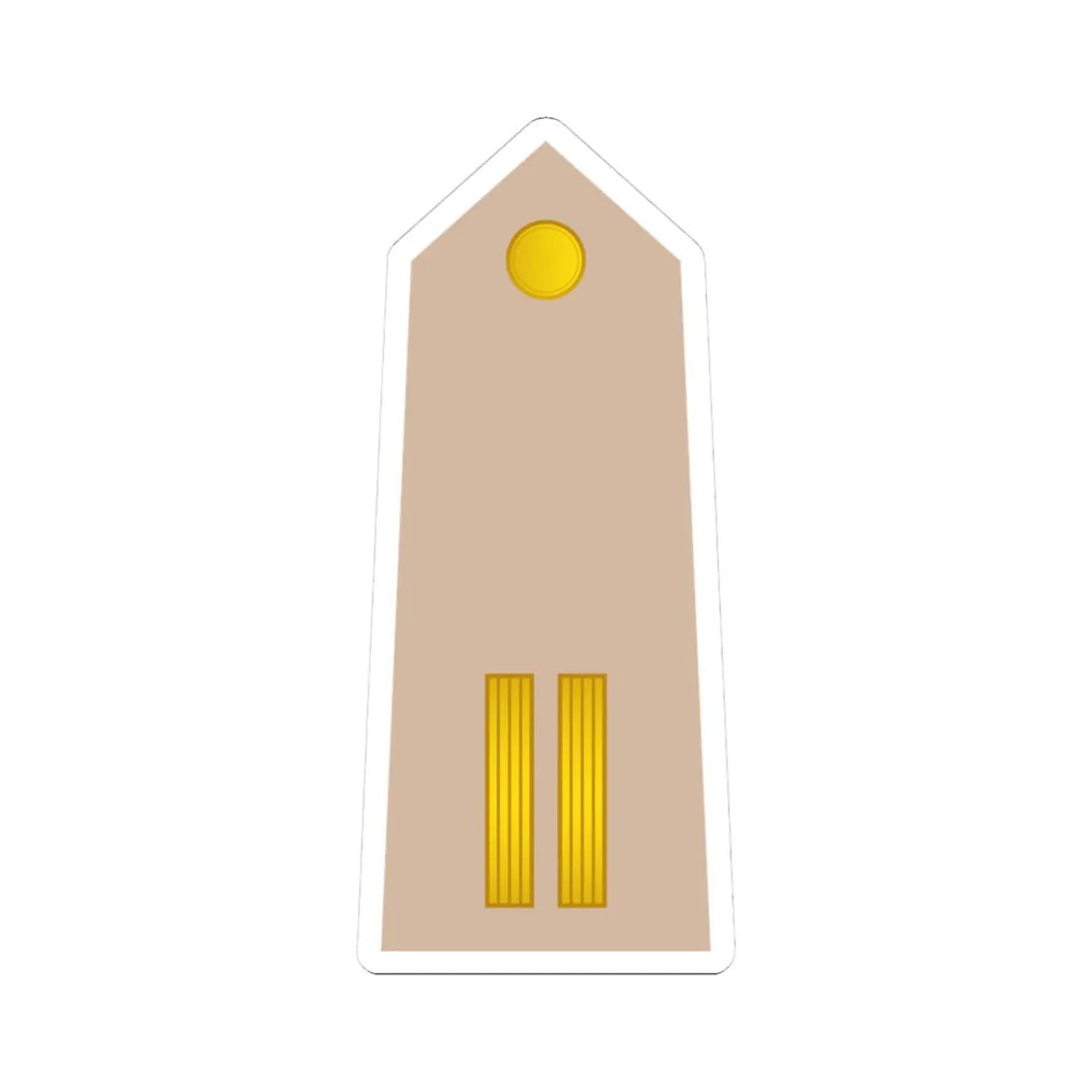 05 Somali Army WO2 (Mali) (Military Rank) STICKER Vinyl Kiss-Cut Decal 3 Inch White - The Sticker Space