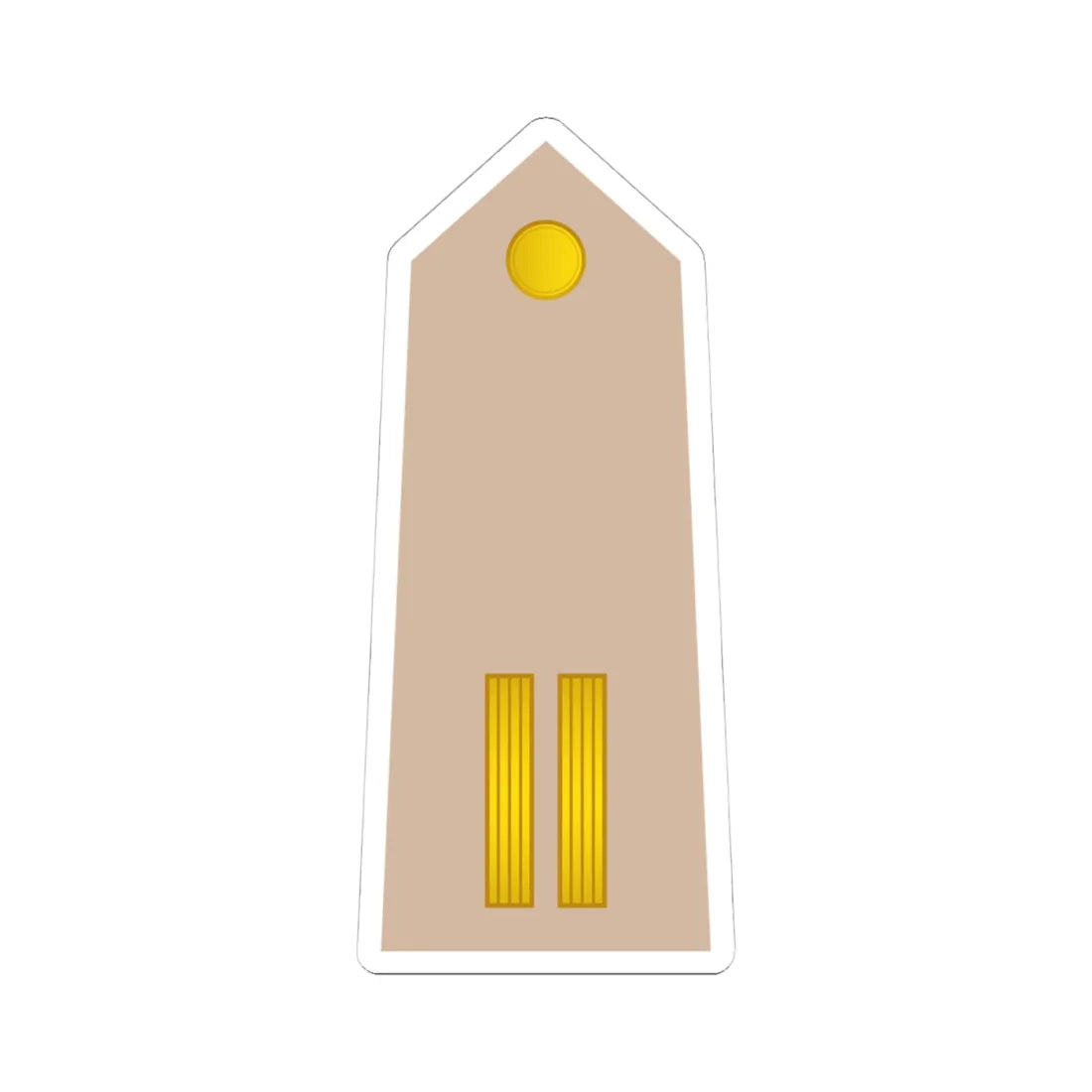 05 Somali Army WO2 (Mali) (Military Rank) STICKER Vinyl Kiss-Cut Decal 4 Inch White - The Sticker Space