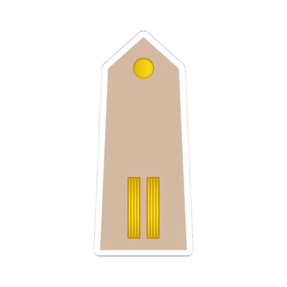 05 Somali Army WO2 (Mali) (Military Rank) STICKER Vinyl Kiss-Cut Decal 4 Inch White - The Sticker Space