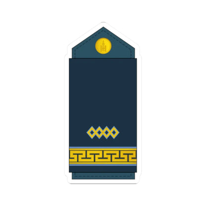 05.Mongolian Air Force SSGT (Mongolia) (Military Rank) STICKER Vinyl Kiss-Cut Decal 2 Inch White - The Sticker Space