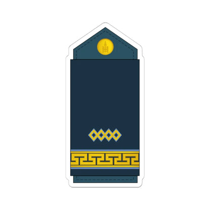 05.Mongolian Air Force SSGT (Mongolia) (Military Rank) STICKER Vinyl Kiss-Cut Decal 6 Inch White - The Sticker Space