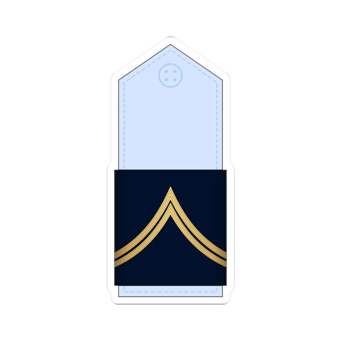 05.Moroccan Air Force SSG (Morocco) (Military Rank) STICKER Vinyl Kiss-Cut Decal 2 Inch White - The Sticker Space