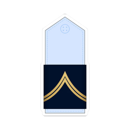 05.Moroccan Air Force SSG (Morocco) (Military Rank) STICKER Vinyl Kiss-Cut Decal 2 Inch White - The Sticker Space