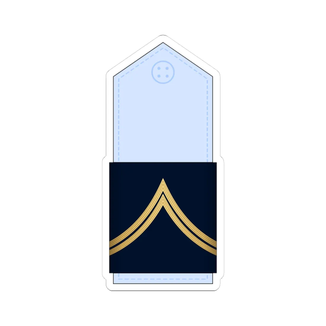 05.Moroccan Air Force SSG (Morocco) (Military Rank) STICKER Vinyl Kiss-Cut Decal 3 Inch White - The Sticker Space