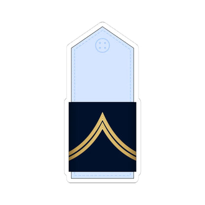 05.Moroccan Air Force SSG (Morocco) (Military Rank) STICKER Vinyl Kiss-Cut Decal 4 Inch White - The Sticker Space
