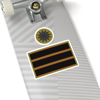 05.Nepalese Army SFC (Nepal) (Military Rank) STICKER Vinyl Kiss-Cut Decal - The Sticker Space