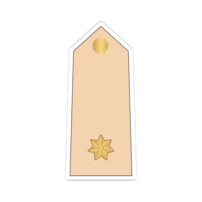 05.RBLF 2LT (Bahrain) (Military Rank) STICKER Vinyl Kiss-Cut Decal 6 Inch White - The Sticker Space