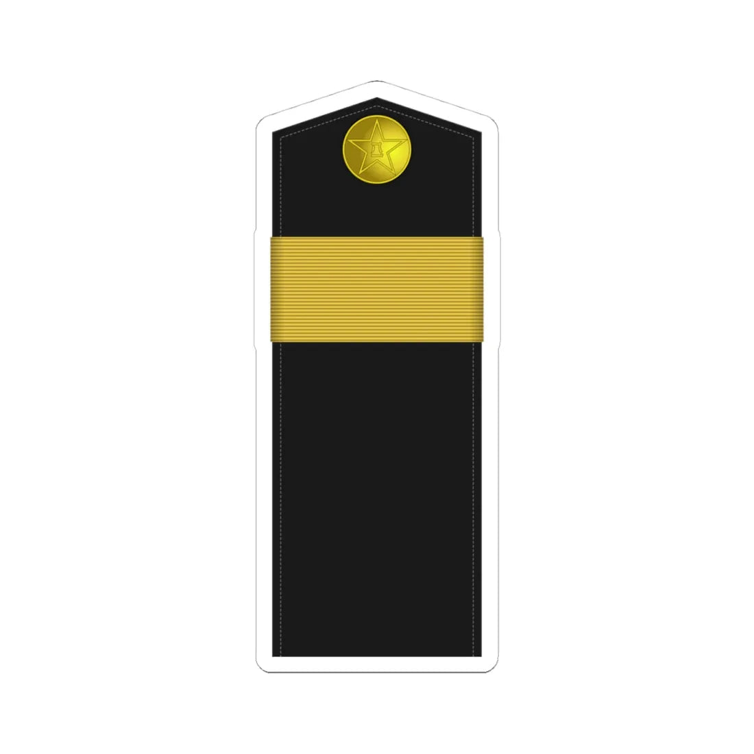 05W PLA Navy Hǎijūn shàng shì Type 55 (China) (Military Rank) STICKER Vinyl Kiss-Cut Decal 4 Inch White - The Sticker Space