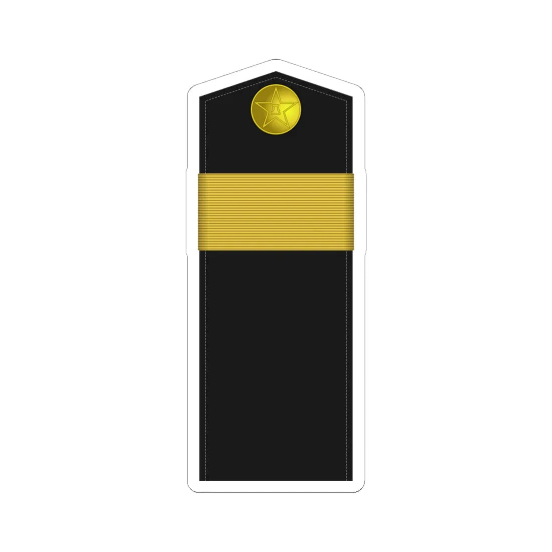 05W PLA Navy Hǎijūn shàng shì Type 55 (China) (Military Rank) STICKER Vinyl Kiss-Cut Decal 6 Inch White - The Sticker Space