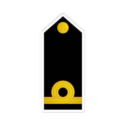 06 Indian Navy SLT (India) (Military Rank) STICKER Vinyl Kiss-Cut Decal 6 Inch White - The Sticker Space