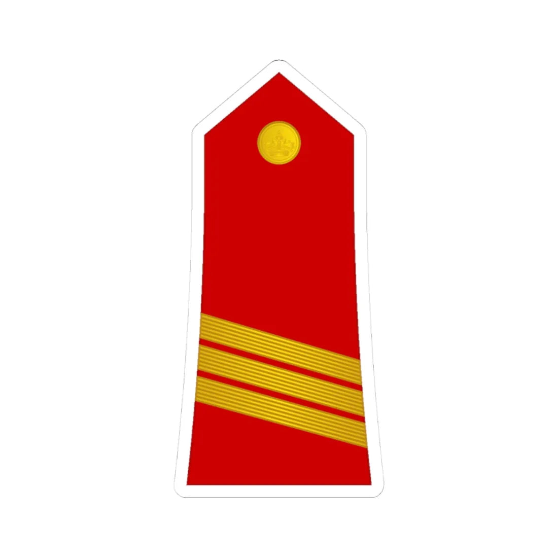 06 Moroccan Royal Guard SFC (Morocco) (Military Rank) STICKER Vinyl Kiss-Cut Decal 3 Inch White - The Sticker Space