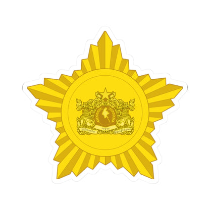 06. Myanmar Army Officer Cadet (Myanmar) (Military Rank) STICKER Vinyl Kiss-Cut Decal 2 Inch White - The Sticker Space