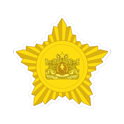 06. Myanmar Army Officer Cadet (Myanmar) (Military Rank) STICKER Vinyl Kiss-Cut Decal 3 Inch White - The Sticker Space