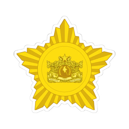 06. Myanmar Army Officer Cadet (Myanmar) (Military Rank) STICKER Vinyl Kiss-Cut Decal 4 Inch White - The Sticker Space
