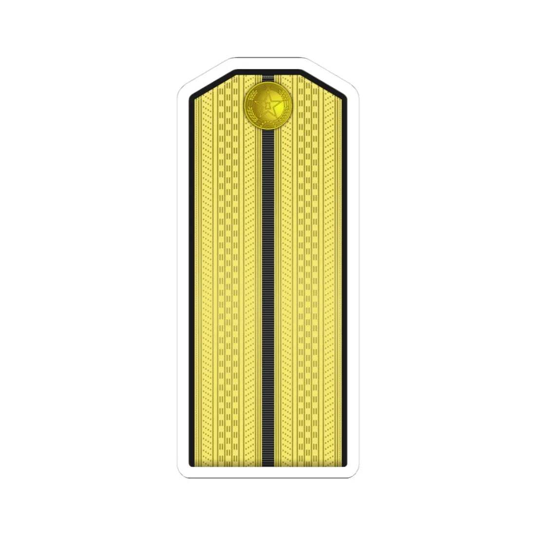 06 PLA Navy Hǎijūn zhǔnwèi Type 55 (China) (Military Rank) STICKER Vinyl Kiss-Cut Decal 3 Inch White - The Sticker Space