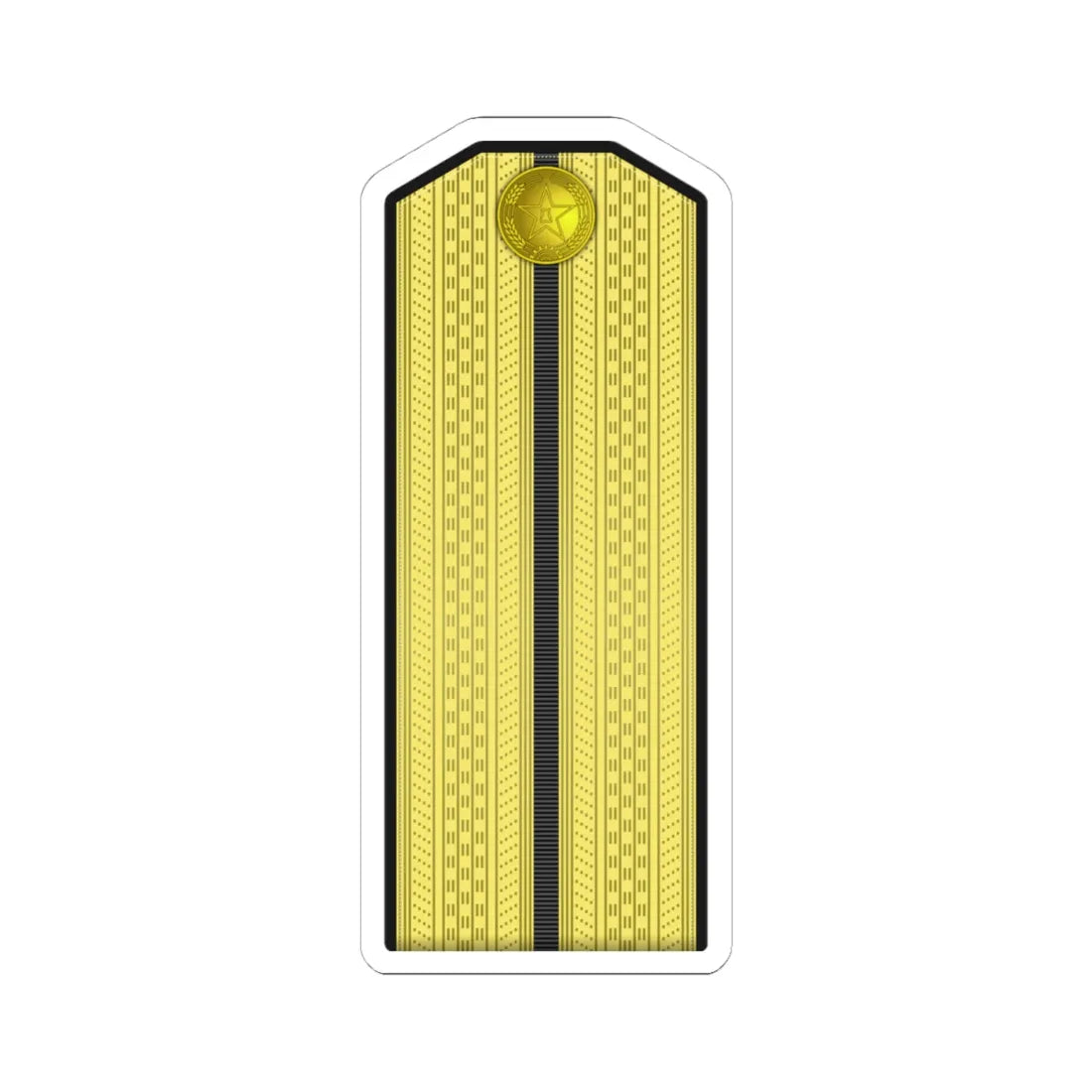 06 PLA Navy Hǎijūn zhǔnwèi Type 55 (China) (Military Rank) STICKER Vinyl Kiss-Cut Decal 4 Inch White - The Sticker Space