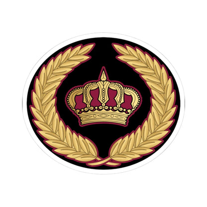 06. QENF WO1 (Qatar) (Military Rank) STICKER Vinyl Kiss-Cut Decal 3 Inch White - The Sticker Space