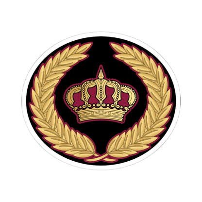 06. QENF WO1 (Qatar) (Military Rank) STICKER Vinyl Kiss-Cut Decal 4 Inch White - The Sticker Space